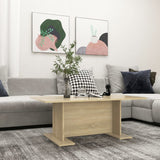 NNEVL Coffee Table Sonoma Oak 103.5x60x40 cm Chipboard