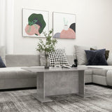 NNEVL Coffee Table Concrete Grey 103.5x60x40 cm Chipboard