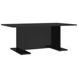 NNEVL Coffee Table High Gloss Black 103.5x60x40 cm Chipboard