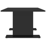 NNEVL Coffee Table High Gloss Black 103.5x60x40 cm Chipboard