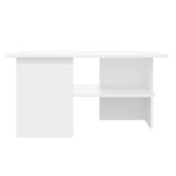 NNEVL Coffee Table White 90x60x46.5 cm Chipboard