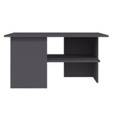 NNEVL Coffee Table Grey 90x60x46.5 cm Chipboard