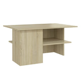 NNEVL Coffee Table Sonoma Oak 90x60x46.5 cm Chipboard