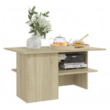 NNEVL Coffee Table Sonoma Oak 90x60x46.5 cm Chipboard