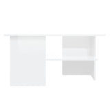 NNEVL Coffee Table High Gloss White 90x60x46.5 cm Chipboard