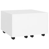 NNEVL Coffee Table White 60x60x38 cm Chipboard