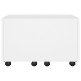 NNEVL Coffee Table White 60x60x38 cm Chipboard