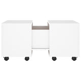 NNEVL Coffee Table White 60x60x38 cm Chipboard
