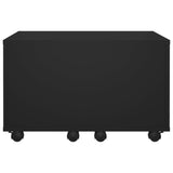 NNEVL Coffee Table Black 60x60x38 cm Chipboard