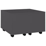 NNEVL Coffee Table Grey 60x60x38 cm Chipboard