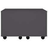 NNEVL Coffee Table Grey 60x60x38 cm Chipboard