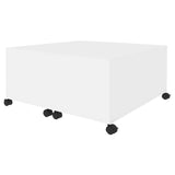 NNEVL Coffee Table White 75x75x38 cm Chipboard