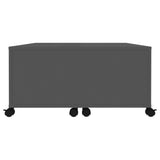 NNEVL Coffee Table Grey 75x75x38 cm Chipboard