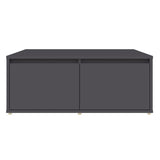 NNEVL Coffee Table Grey 80x80x31 cm Chipboard