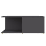 NNEVL Coffee Table Grey 80x80x31 cm Chipboard