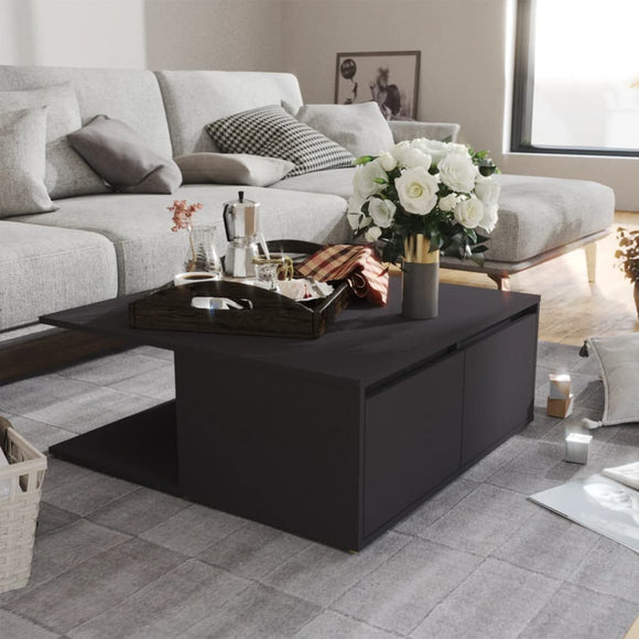 NNEVL Coffee Table Grey 80x80x31 cm Chipboard