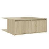 NNEVL Coffee Table Sonoma Oak 80x80x31 cm Chipboard