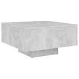 NNEVL Coffee Table Concrete Grey 60x60x31.5 cm Chipboard