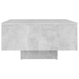 NNEVL Coffee Table Concrete Grey 60x60x31.5 cm Chipboard