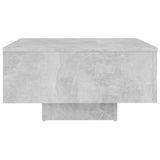 NNEVL Coffee Table Concrete Grey 60x60x31.5 cm Chipboard