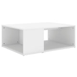 NNEVL Coffee Table White 90x67x33 cm Chipboard