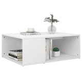 NNEVL Coffee Table White 90x67x33 cm Chipboard