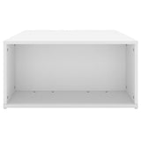 NNEVL Coffee Table White 90x67x33 cm Chipboard