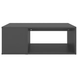NNEVL Coffee Table Grey 90x67x33 cm Chipboard