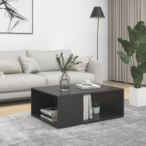 NNEVL Coffee Table Grey 90x67x33 cm Chipboard