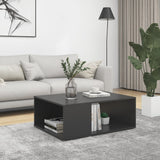 NNEVL Coffee Table Grey 90x67x33 cm Chipboard