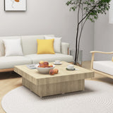NNEVL Coffee Table Sonoma Oak 90x90x28 cm Chipboard
