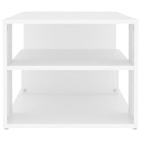 NNEVL Coffee Table White 100x50x40 cm Chipboard