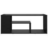 NNEVL Coffee Table Black 100x50x40 cm Chipboard