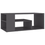 NNEVL Coffee Table Grey 100x50x40 cm Chipboard