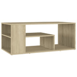 NNEVL Coffee Table Sonoma Oak 100x50x40 cm Chipboard