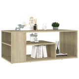 NNEVL Coffee Table Sonoma Oak 100x50x40 cm Chipboard