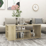 NNEVL Coffee Table Sonoma Oak 100x50x40 cm Chipboard