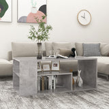 NNEVL Coffee Table Concrete Grey 100x50x40 cm Chipboard