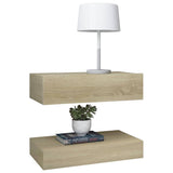 NNEVL Bedside Cabinet Sonoma Oak 60x35 cm Chipboard