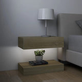 NNEVL Bedside Cabinets 2 pcs Sonoma Oak 60x35 cm Chipboard