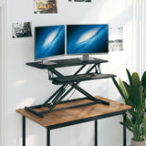 NNEVL Adjustable Workstation 90x40x(13-50) cm Steel and Engineered Wood