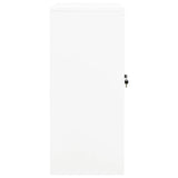 NNEVL Office Cabinet White 90x40x90 cm Steel