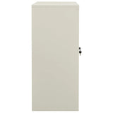 NNEVL Office Cabinet Light Grey 90x40x90 cm Steel