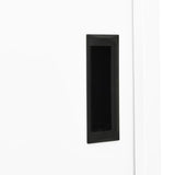 NNEVL Office Cabinet with Sliding Door White 90x40x180 cm Steel