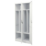 NNEVL Wardrobe Light Grey 80x50x180 cm Steel
