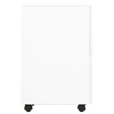 NNEVL Mobile File Cabinet White 39x45x67 cm Steel