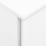 NNEVL Mobile File Cabinet White 39x45x67 cm Steel