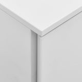 NNEVL Mobile File Cabinet Light Grey 39x45x67 cm Steel
