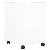NNEVL Mobile File Cabinet White 39x45x60 cm Steel