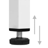 NNEVL Storage Cabinet White 80x35x101.5 cm Steel